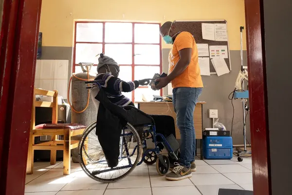 Qacha Qabane during an examination