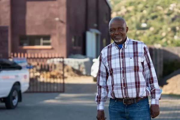 PIH Lesotho's infrastructure and maintenance coordinator, Paul Soko