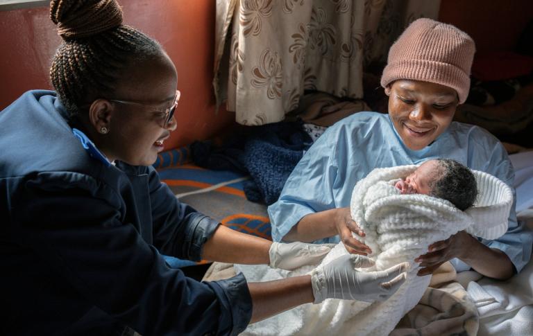 PIH Lesotho nurse Tlhanyaku Health Centre